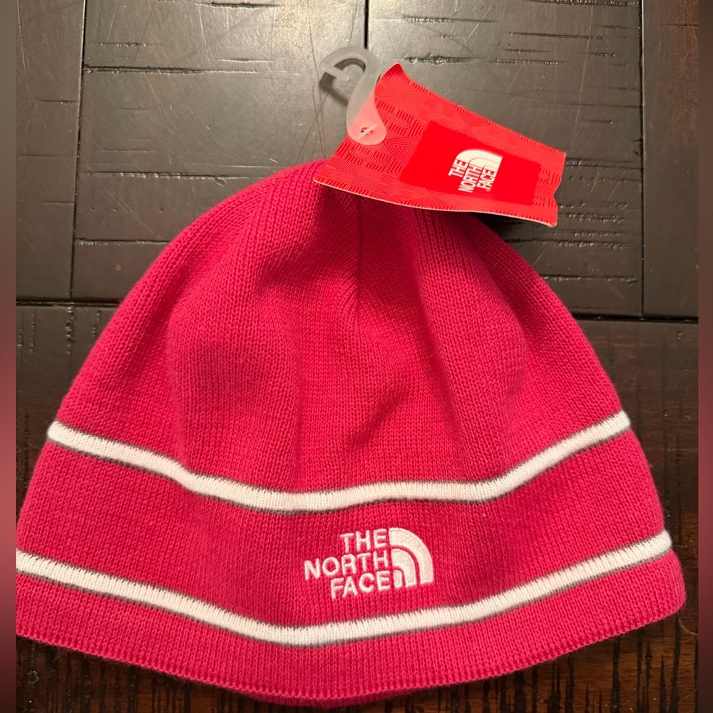 NWT The North Face Kids' Pink Beanie Hat Small